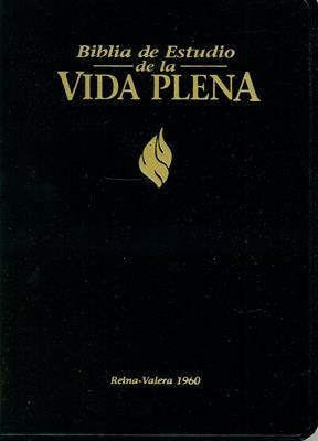 Biblia De Estudio/rvr/vida Plena/imitacion Piel/negro