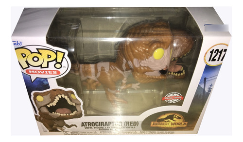 Funko Pop Jurassic World Dominion Atrociraptor Red Exclusivo