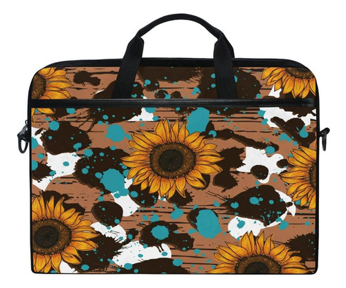 Dxtkwl Bolsa Portátil Con Diseño Girasol Occidental 13 A 15