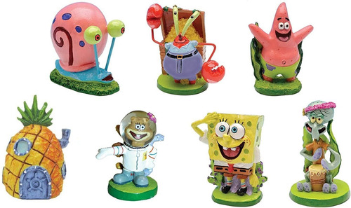 Spongebob Squarepants® 2  Juego De Adornos Para Acuarios  7