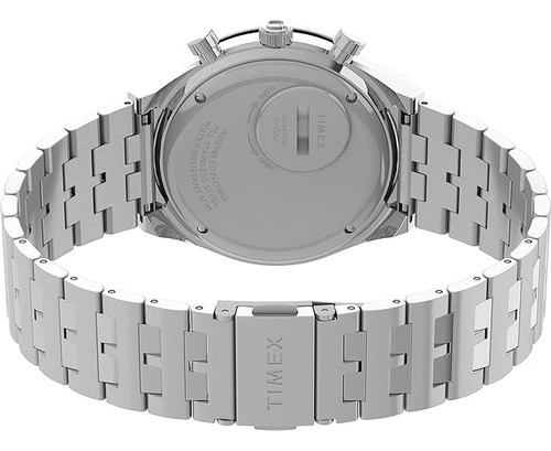 Reloj Q Timex Hombre Chronografo Panda Reverse 40mm
