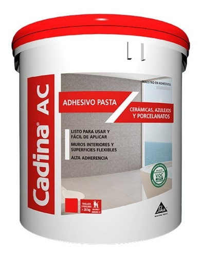 Cadina Adhesivo Pasta Ac (bl 6kg)