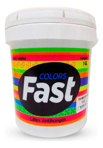 Latex Fast Antihongos Blanco 4 Gl