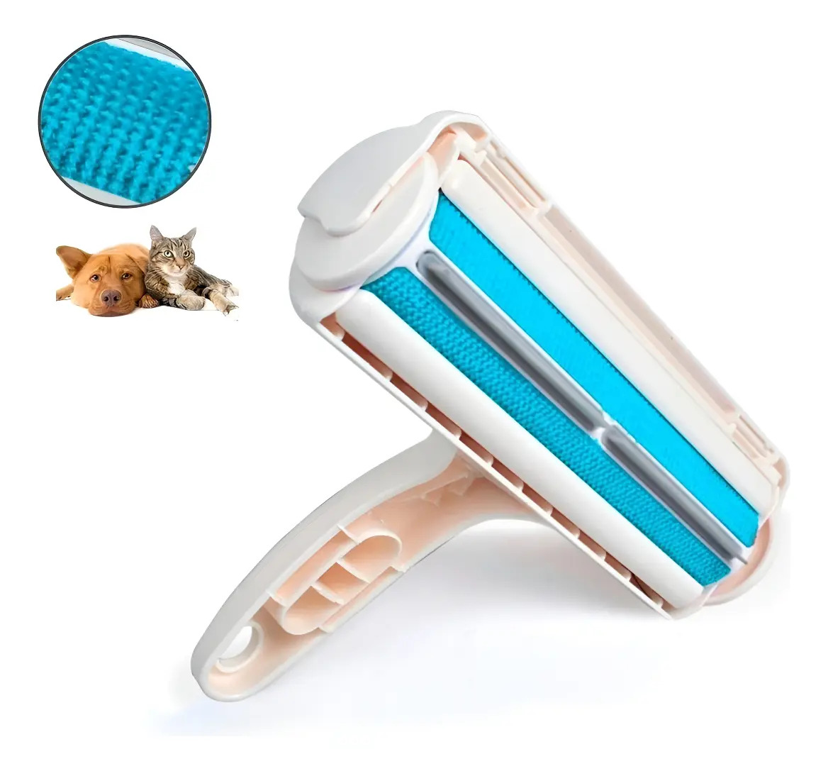 Rolo Removedor Tira Pelos Pet Cães & Gatos Sofá Roupa Carro Escova Mágica - Homecrates