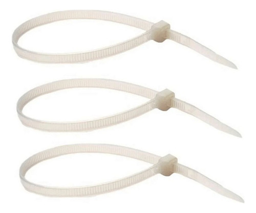 20 Abraçadeira Nylon 2,5x100 Branco