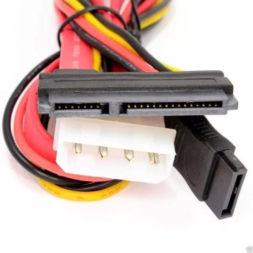 Cable Sata Datos Power 22 Pines H A Sata Datos Ymolex 25cm