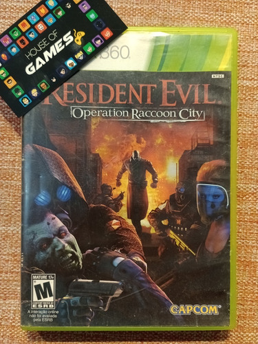 Resident Evil Operation Raccoon Xbox 360 Mídia Física Usado