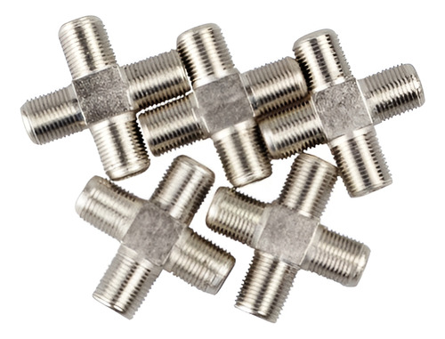 5 Cruz 4 Empalmes Conector F Rg6 Coaxial Terminal Tv Digital