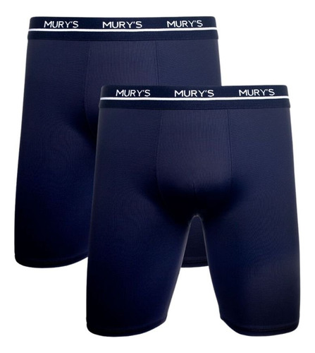 Kit 2 Cuecas Boxer Box Masculina Longa Comprida Ciclismo