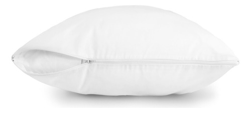 2 Fundas Para Almohada Hotelera Con Cierre 180 H King Size Color Blanco 180 Hilos
