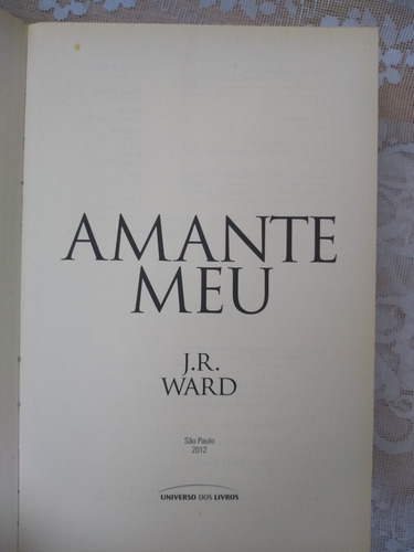 Amante Meu - J.r. Ward