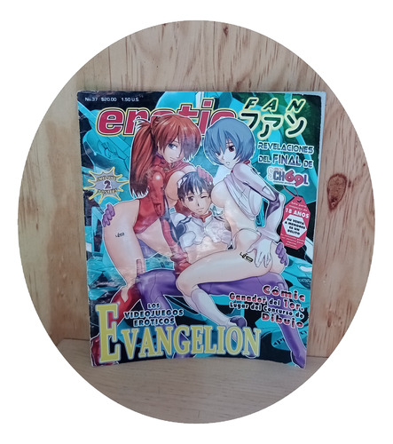 Revista Hentai Erotic Fan Número 37 Evangelion 