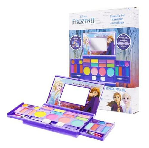 Set De Maquillaje Disney Frozen Elsa Anna Compatible Con Niñ