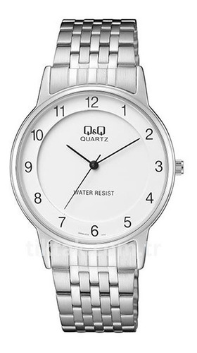 Reloj Q&q By Citizen Qa56j204y Hombre Acero Agente Oficial