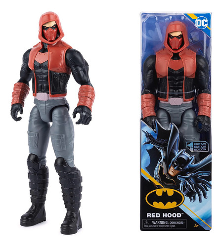 Muñeco Red Hood 30cm Juguete Heroes Dc Articulado Nene