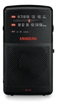 Comprar Radio Chica De Bolsillo Parlante Portátil Analógica Am Fm Sangean Sr35 A Pilas - Negro