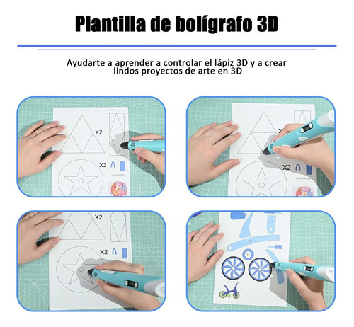 20 Plantilla De Papel Para Dibujo Impresora 3d Para Lápiz 3d