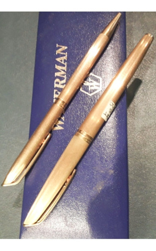 Lapicera Estilografica Waterman Porta Mina Pluma Oro 18k 750