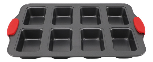 Molde Para Hornear Pan, 8 Cavidades, Mini Acero Al Carbono,