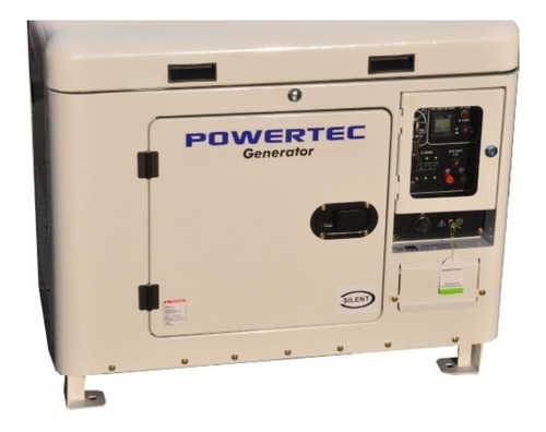 Imagen 1 de 6 de Generador Powertec Automático Diesel Grupo Electrógeno