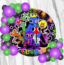 Comprar  Fondo Banner Candy Bar Circular Rainbow Friends 70x70cm