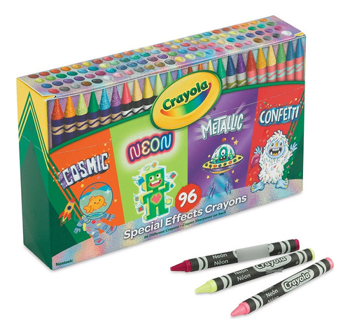 Crayola Crayones De Efectos Especiales 96 Unidades Increíb