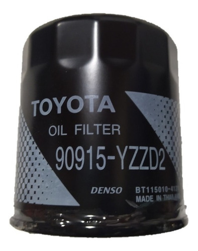 Filtro Aceite Toyota Fortuner Toyota 4runner Toyota Meru 