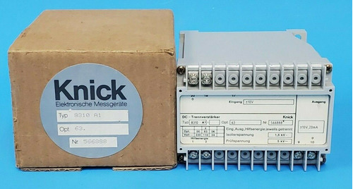 Nib Knick 8310-a1 Universal I/o Disconnect Module Opt. 6 Qtt