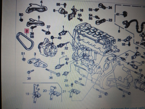Correa De Alternador Integra 1992/1993