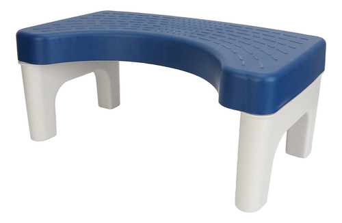 Taburete Para Inodoro Azul, Grueso, En Cuclillas, Antidesliz