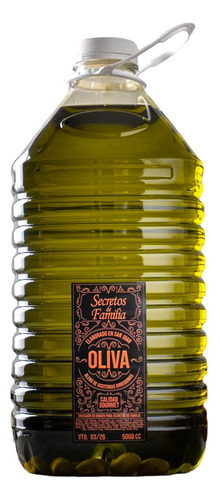 Aceite De Oliva Extra Virgen Secretos De Familia X 5 Litros