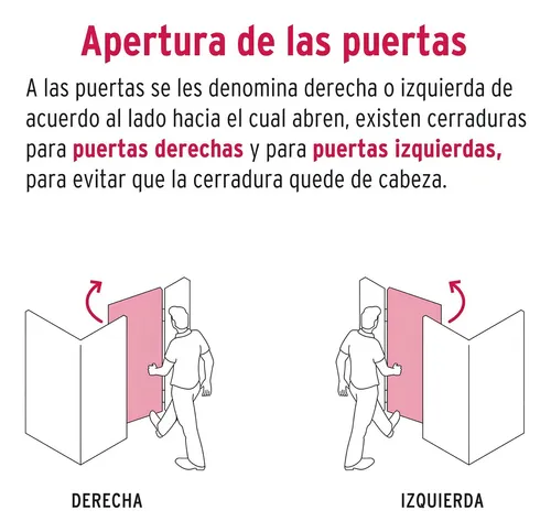 Cerradura Derecha Chapa Barra Pasador Largo Austral 661 Color Plateado