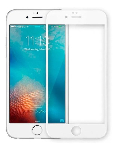 Imagen 1 de 4 de Lamina Templada iPhone 9d