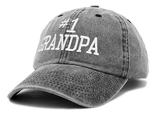 Gorra Vintage Algodón Lavado Gorra Número 1 De Dalix