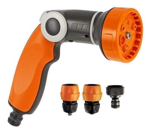 Kit Completo Pistola 8 Jets Y Acoples Gf5594 Aquaflex