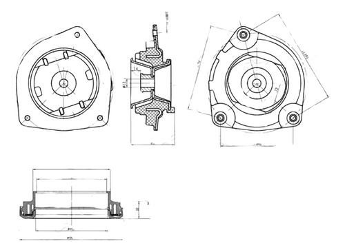 Torre Amort Del Der 08 Gsp Nissan Sentra B16 08-08