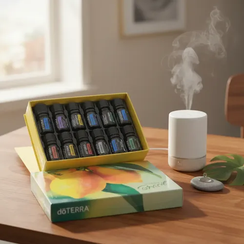 Kit Doterra Brazil Living Com 12 Óleos Essenciais. Frankincense