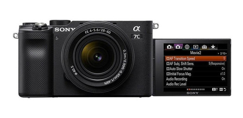 Cámara Full-frame Alpha 7c Con Lente Sel2860 Ilce-7cl Color Negro