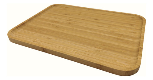 Petisqueira Tábua De Bambu Retangular Para Servir Decoração