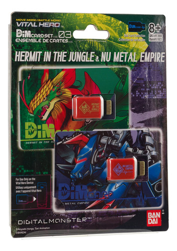 Paquete De Cartas Digimon Vital Hero Dim Hermit In The Jungl