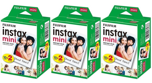 Pack Fuji Instant Film 60 Fotos P/instax Mini 7 8 9 10 11
