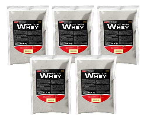 Kit 5x Whey Protein Refil 500g