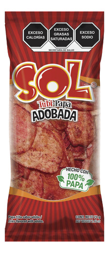 Papas Chipotle 40 Pz 100 G C/u Sol Turbi Papa Caja