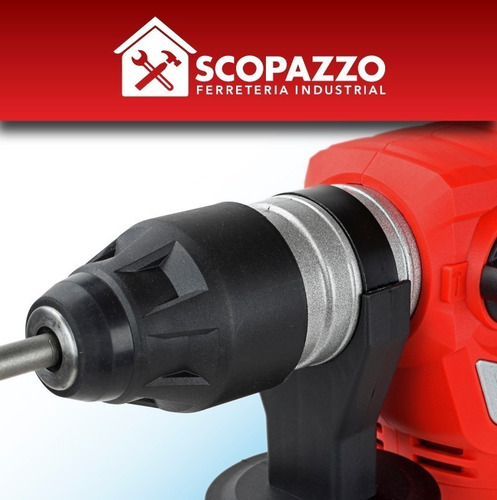 Imagen 3 de 10 de Rotomartillo Omaha Sds Plus 1800 W 7 J + 10 Mechas Stanley