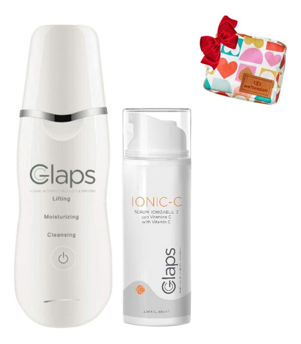 Espatula Ultrasonica + Ionic C Serum Con Vitamina C Glaps