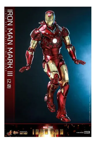 Figura De Acción Iron Man Mark Iii (2.0) De Hot Toys Sixth Scale Figure