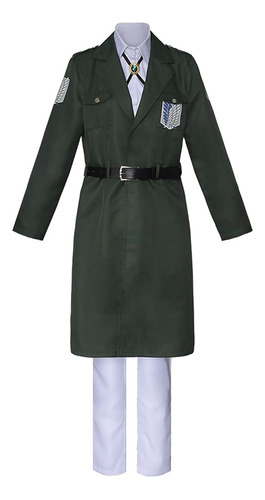 Shingeki No Kyojin Capa Cosplay Legion Capa Con Collar Verde