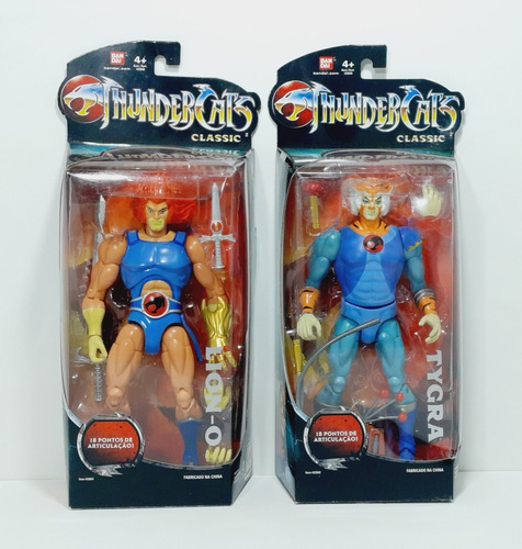 Thundercats Bandai Classics - Lion E Tygra.