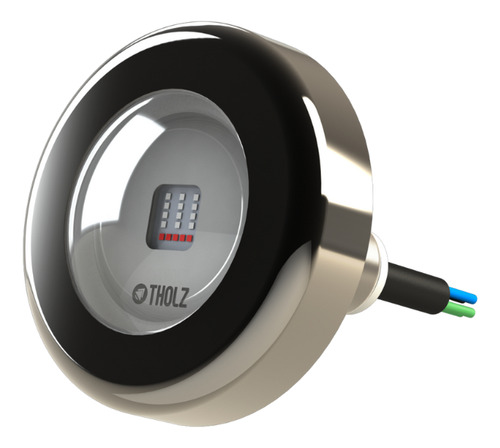 Kit 3 Refletor Tholz - Power Led Rgb 20w Inox