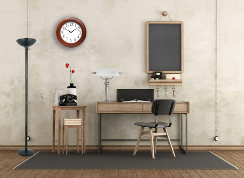 Universal Unvin. Reloj De Madera Redonda - Cherry